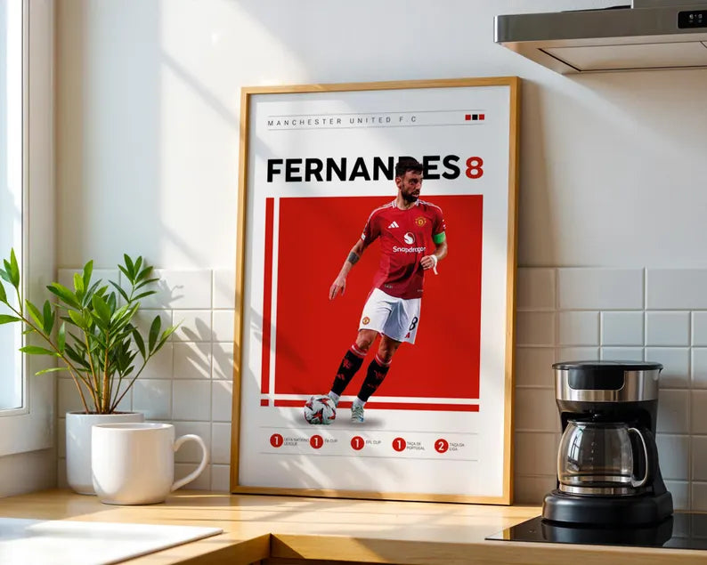 Cuadro Decorativo Póster Fútbol, Fernándes