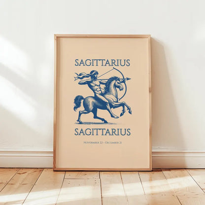 Cuadro Decorativo Póster, Zodiaco, Sagitario