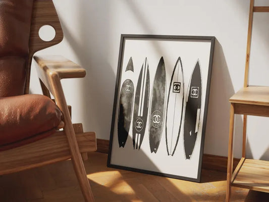 Cuadro Decorativo Playa, Surf, Tablas