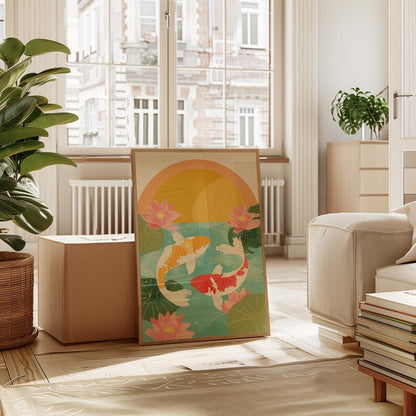 Cuadro Decorativo Abstracto, Japandi, Decoración Japonesa XV