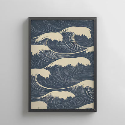 Cuadro Decorativo Abstracto, Japandi, Decoración Japonesa IV