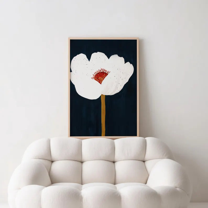 Cuadro Decorativo Abstracto, Marco Natural Ilustraciones modernas