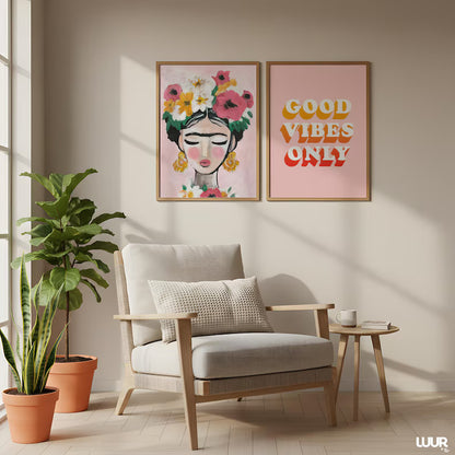 Set x2 Cuadros Abstracto, Colores, Colours in the Air XIX